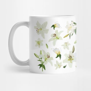 White Lilies Mug